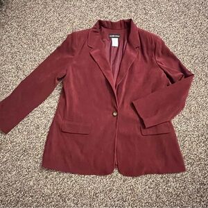 Sag Harbor Burgundy Blazer